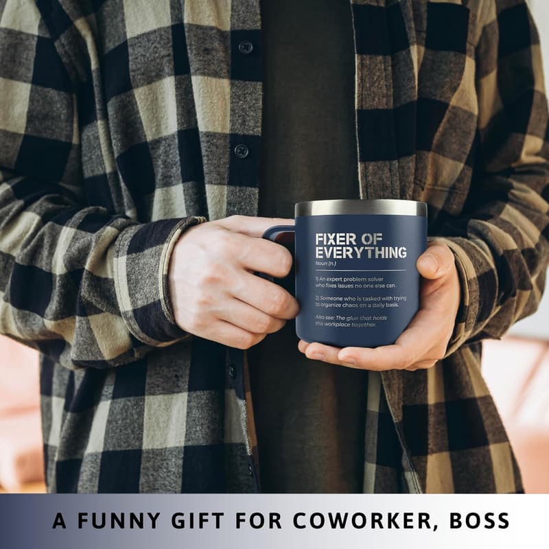 Office Mentor Gift - 14 Oz Stainless Steel Coffee Mug