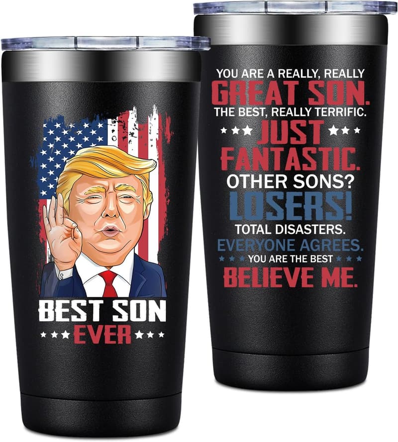 Father's Day Tumbler 20 oz for Adult Sons - Best Son Ever