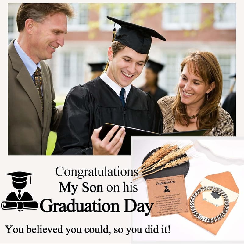 Cuban Bracelet Gift for Men – Perfect for Graduation and Birthdays
