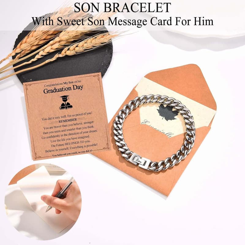 Cuban Bracelet Gift for Men – Perfect for Graduation and Birthdays