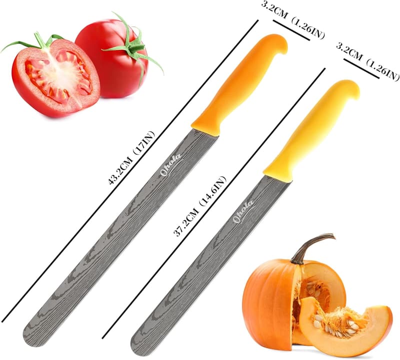 Premium Stainless Steel Carving Knives Set for BBQ Meat