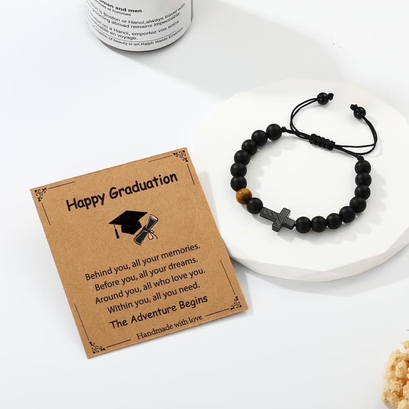 Christian Cross Bracelet for Boys - Easter & Baptism Gift