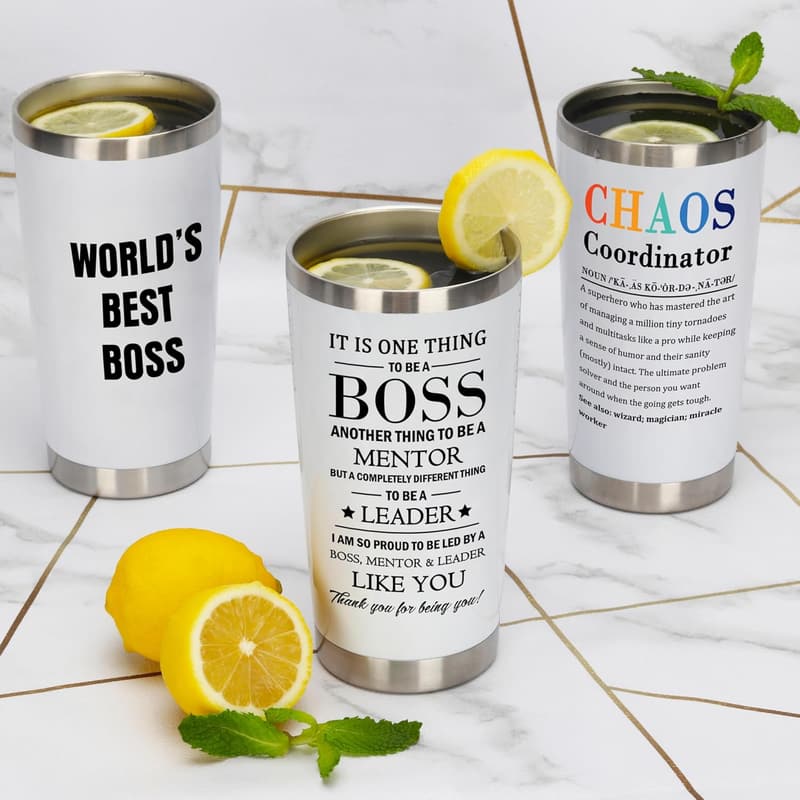 Boss's Day Appreciation Tumbler for Men & Women, 20 oz.