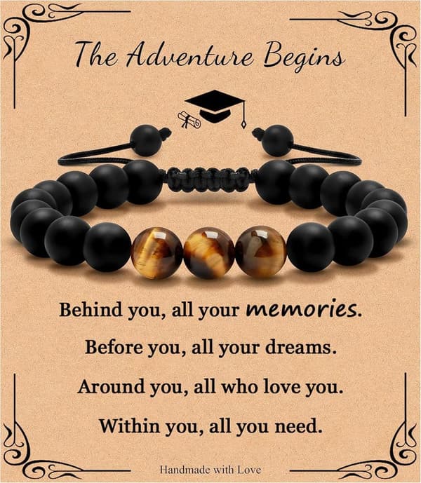 Tiger Eye Bracelet for Men - Birthday, Father's Day Gift