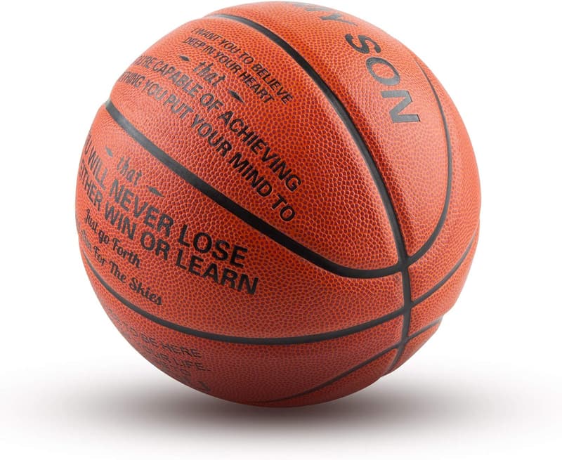 Personalized Engraved Basketball Gift for Son or Grandson