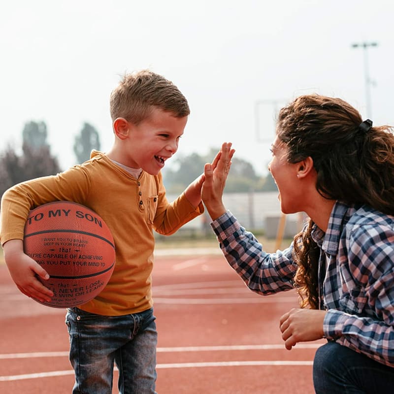Personalized Engraved Basketball Gift for Son or Grandson