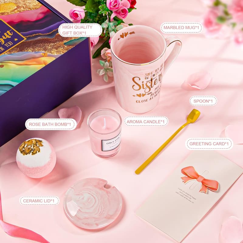 Happy Birthday Mug Set for Soul Sisters - Unique Gift Idea