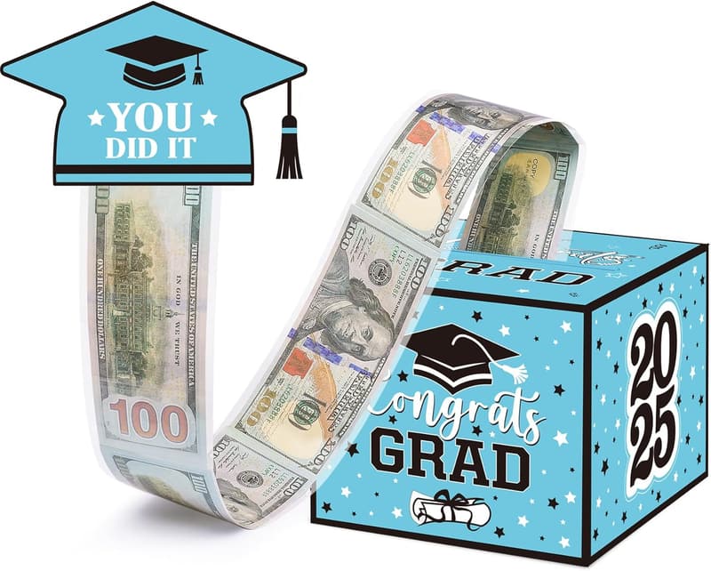 Funny Graduation Money Box with Pull Out Card for Grads
