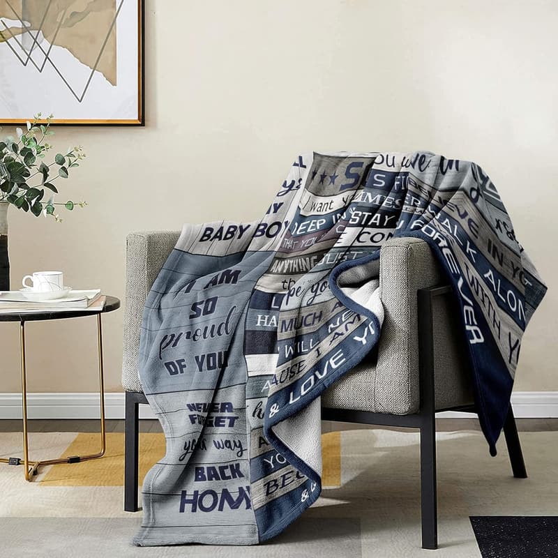 Birthday Gift Blanket for Son - 60