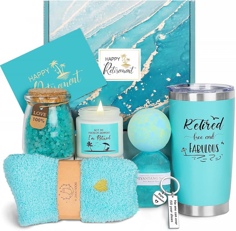 2025 Retirement Spa Gift Basket for Women, 8 pcs