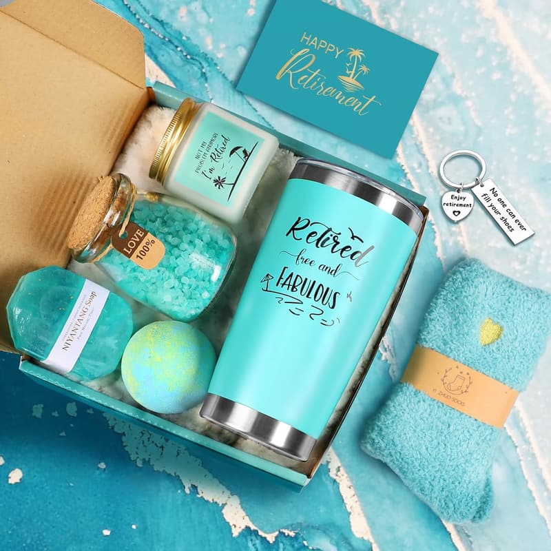 2025 Retirement Spa Gift Basket for Women, 8 pcs