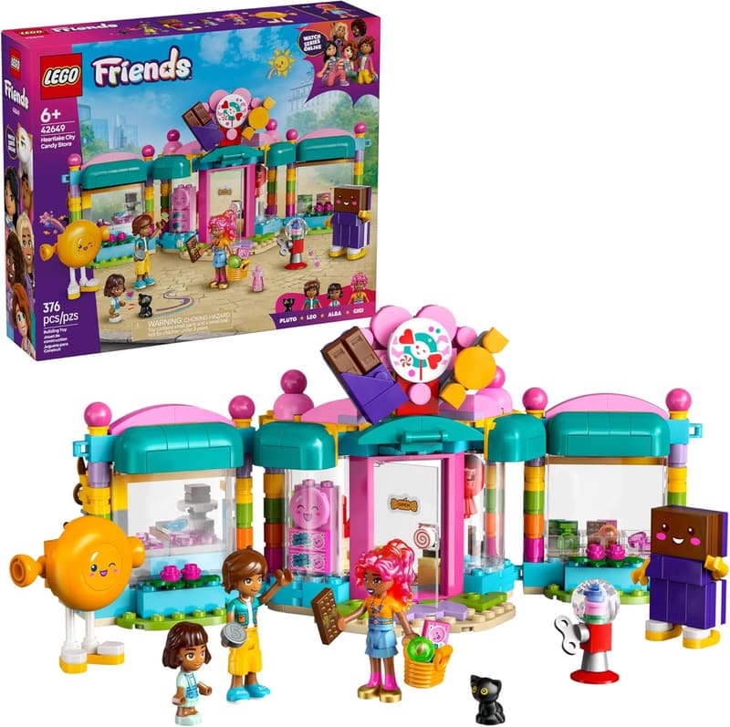 LEGO Friends Heartlake Candy Store Playset for Kids Ages 6+