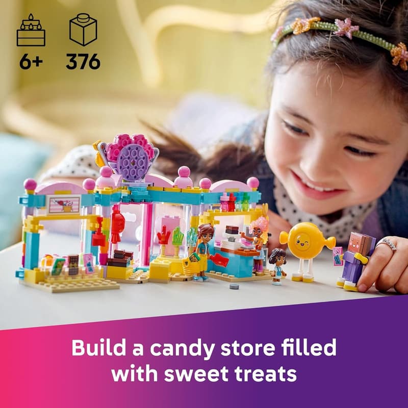 LEGO Friends Heartlake Candy Store Playset for Kids Ages 6+