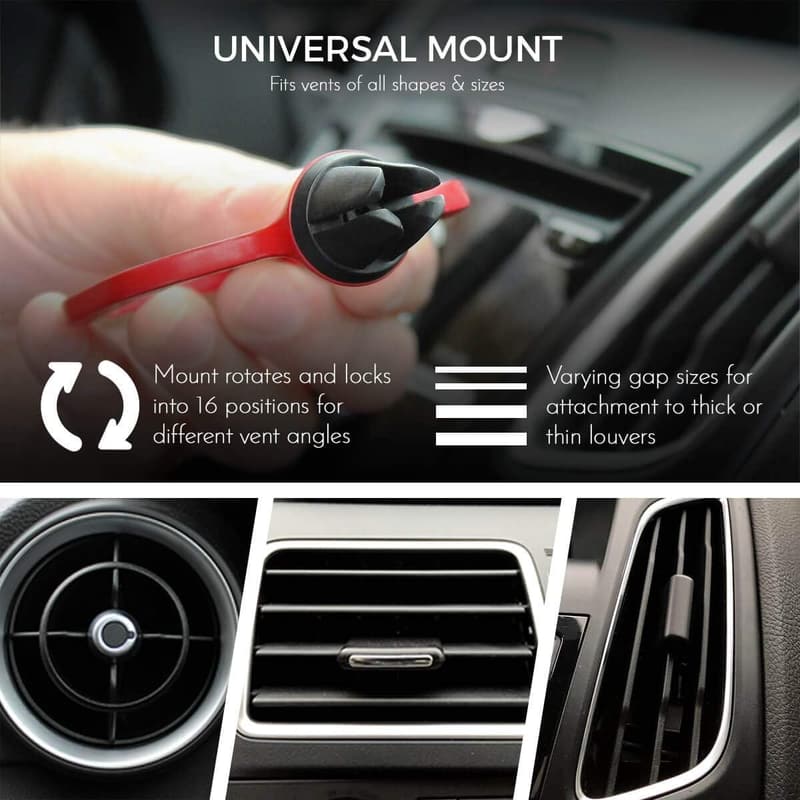 Dip Clip Sauce Holder for Cars | 2 Pack, Black
