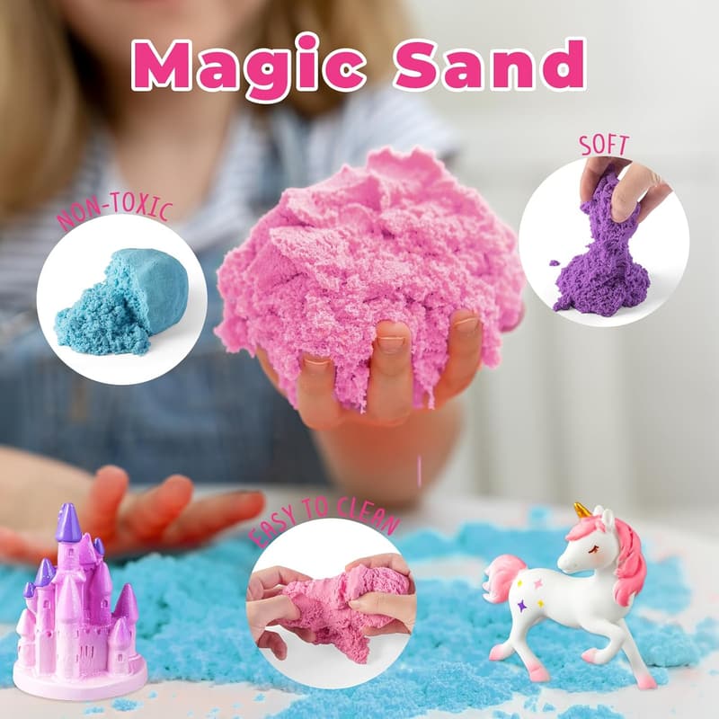 Unicorn LED Night Light Terrarium Kit for Kids' Birthdays