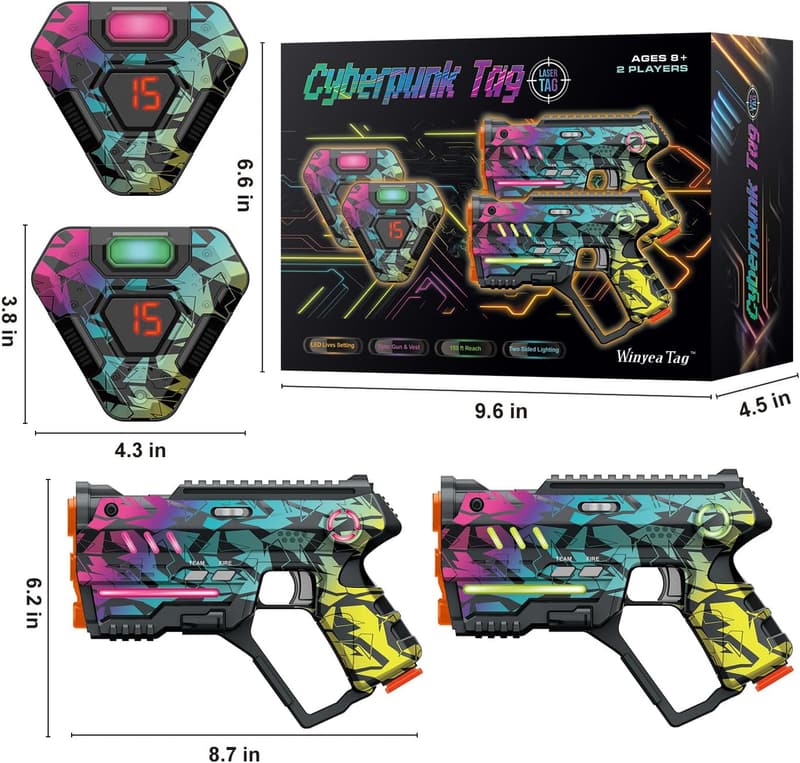 Laser Tag Set for Kids & Teens - Indoor/Outdoor Game