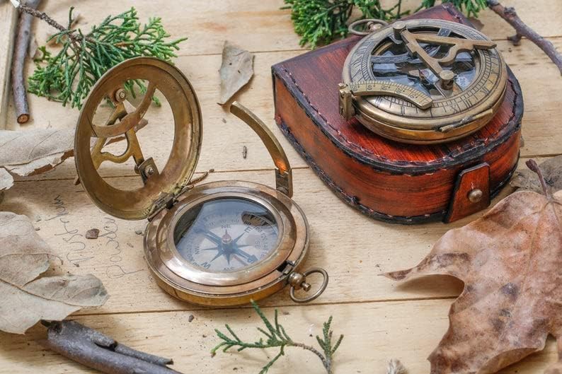 Personalized Compass for Men - Custom Gift for Dad or Son