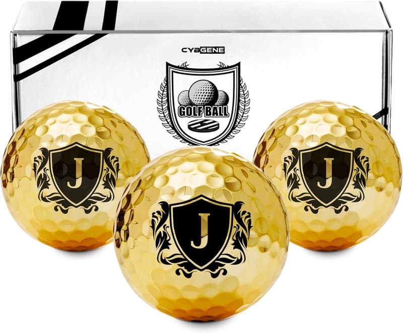Personalized Colored Golf Balls for Golf Lovers' Birthdays