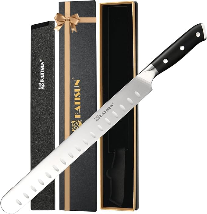 13-Inch Stainless Steel Carving Knife with Ergonomic Handle