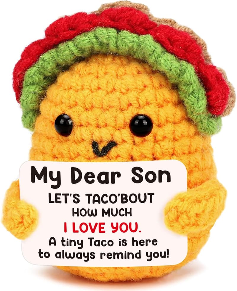 Best Son Ever Graduation Gift - Crochet Taco for Him