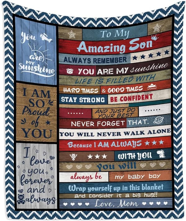 Son's Graduation Blanket - 60