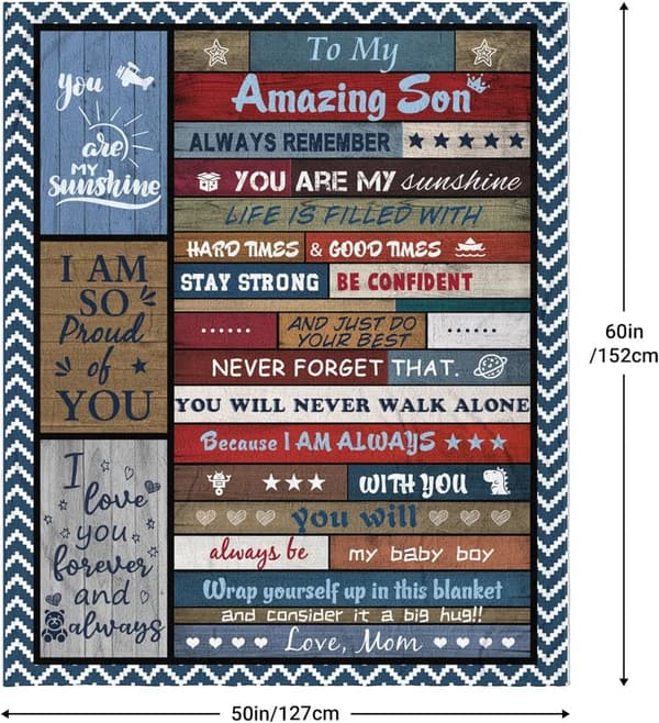 Son's Graduation Blanket - 60