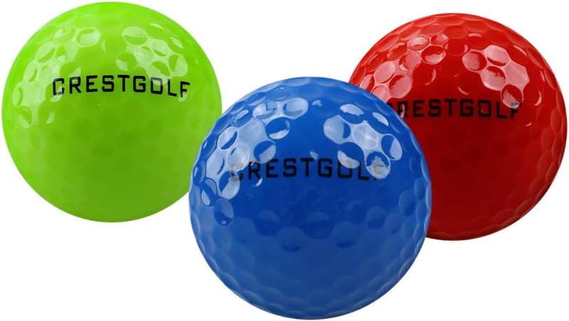 Glow-in-the-Dark Golf Balls with LED Lights for Night Play