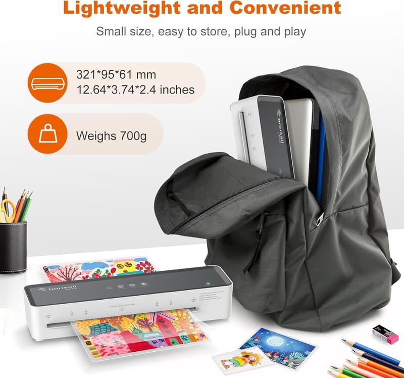 Compact Thermal Laminator for Home Office - Bonsaii L421, 9 Inch