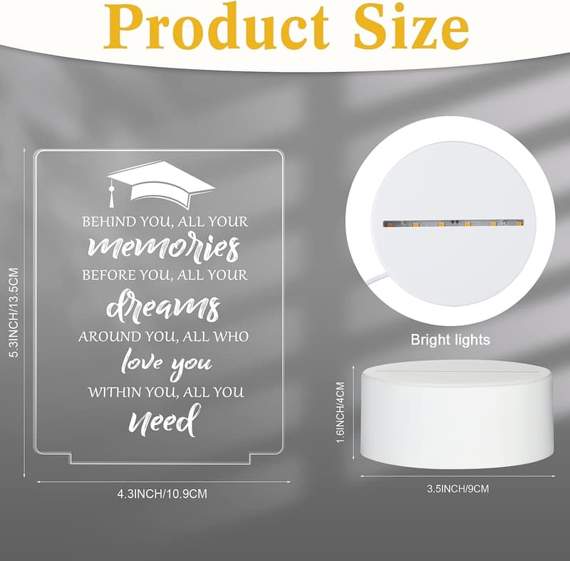 2025 Graduation LED Night Light - Inspirational Gift for Graduates