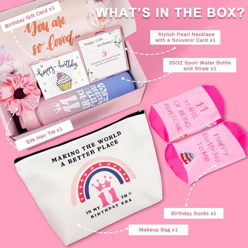 11th Birthday Gifts for Girls - Cool Decorations & Accessories