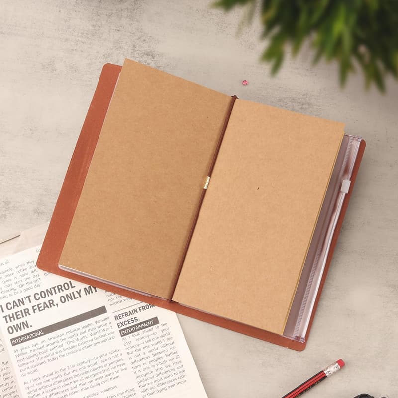 Thank You Gift for Leaders - Leather Planner with Quote