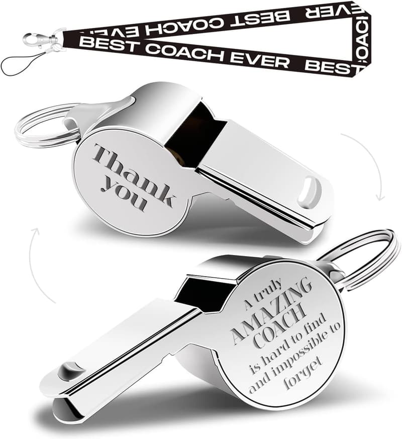 Coach Whistle with Lanyard - Gifts for Coaches