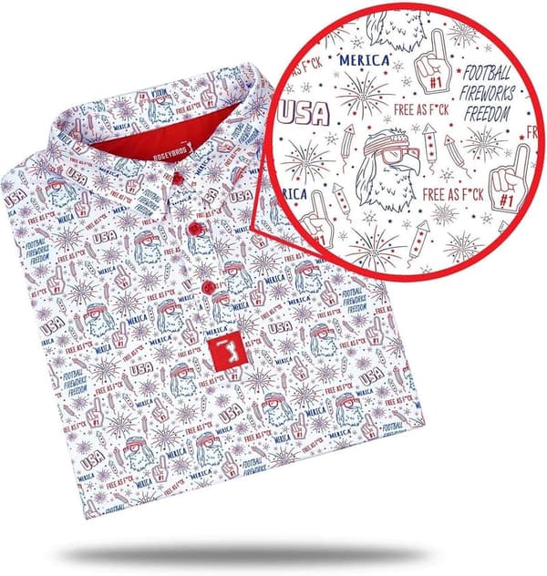Men’s Golf Polo Shirt with UPF 50 Protection – 4 Way Stretch