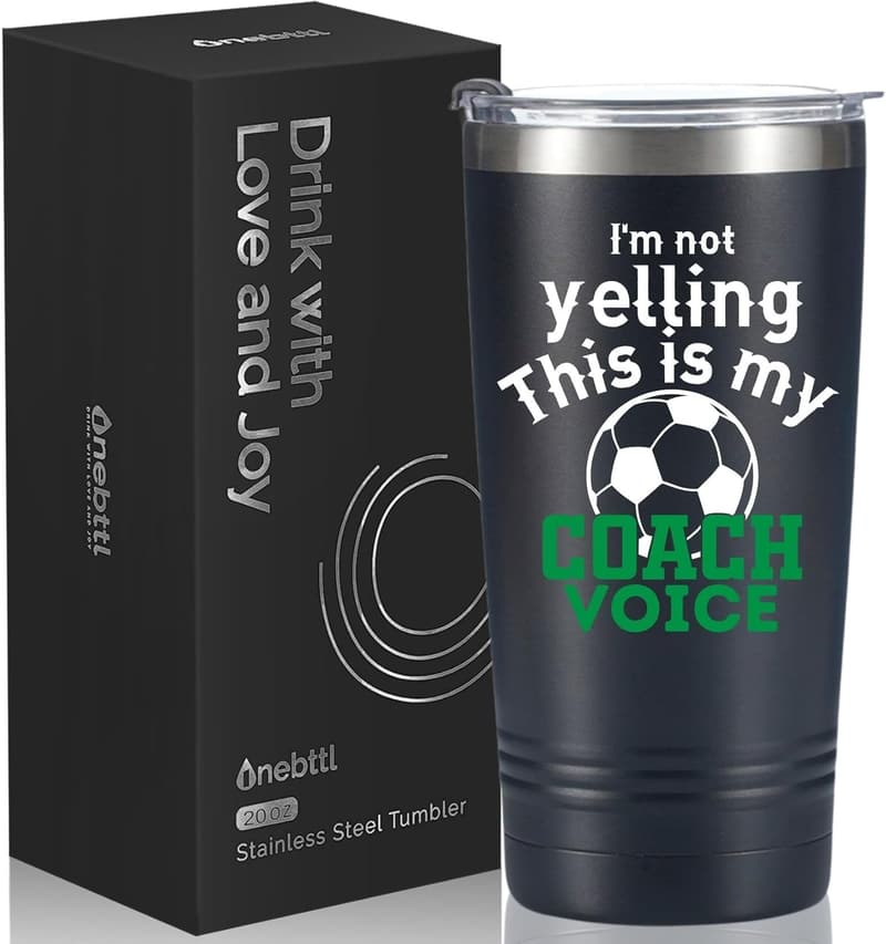 Soccer Coach Travel Mug 20oz -
