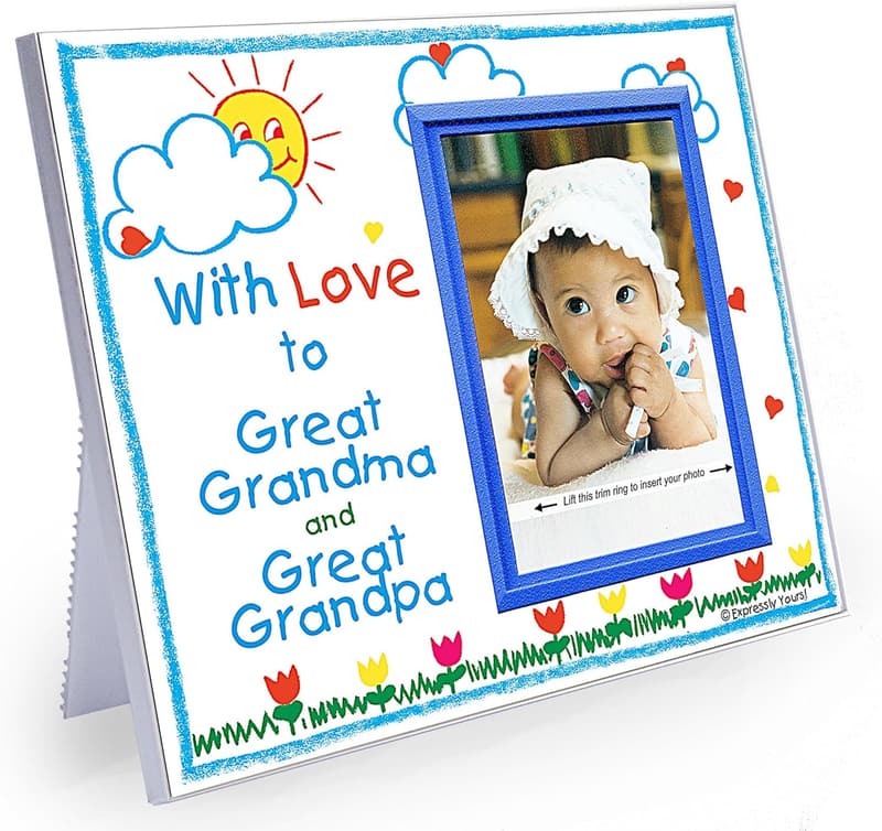 Great Grandparents Photo Frame | Classic Crayola Design