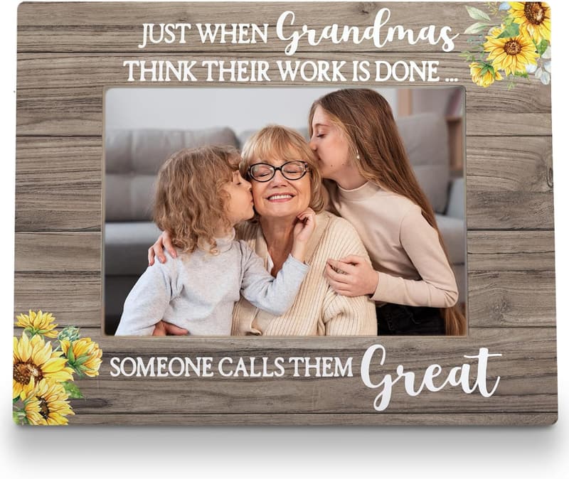 Great Grandma Photo Frame - 8x10 Pregnancy Announcement Gift