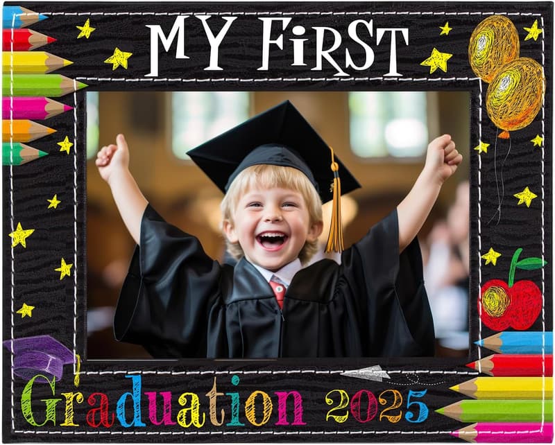Personalized Graduation Photo Frame for Grandchildren 5x7