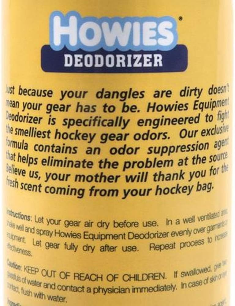 Hockey Equipment Deodorizer Spray - 8 oz Odor Eliminator