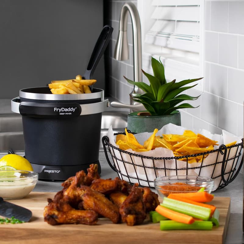 Presto Electric Deep Fryer - Black