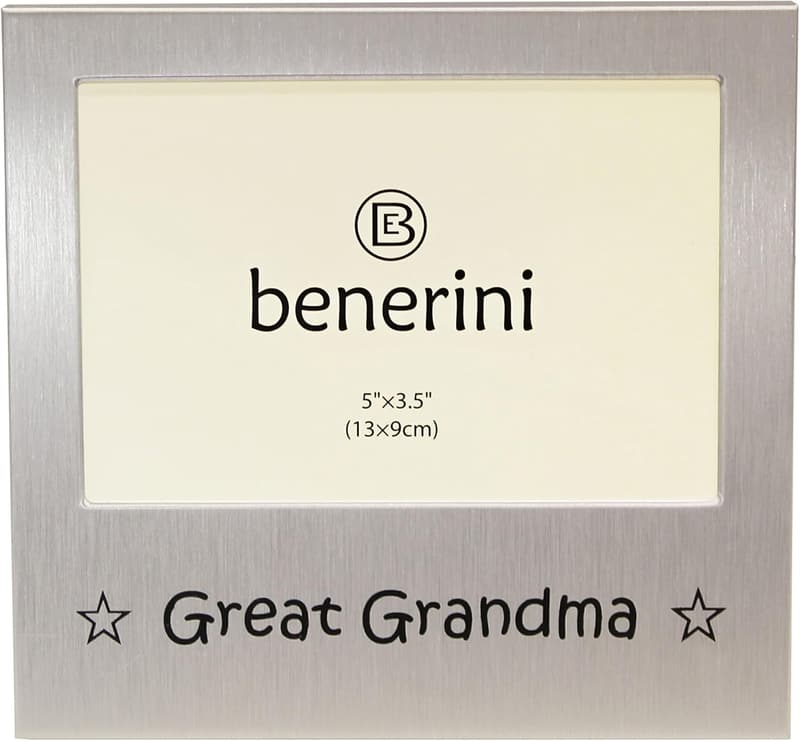 Great Grandma Photo Frame - 5x3.5 Aluminium Gift for Her