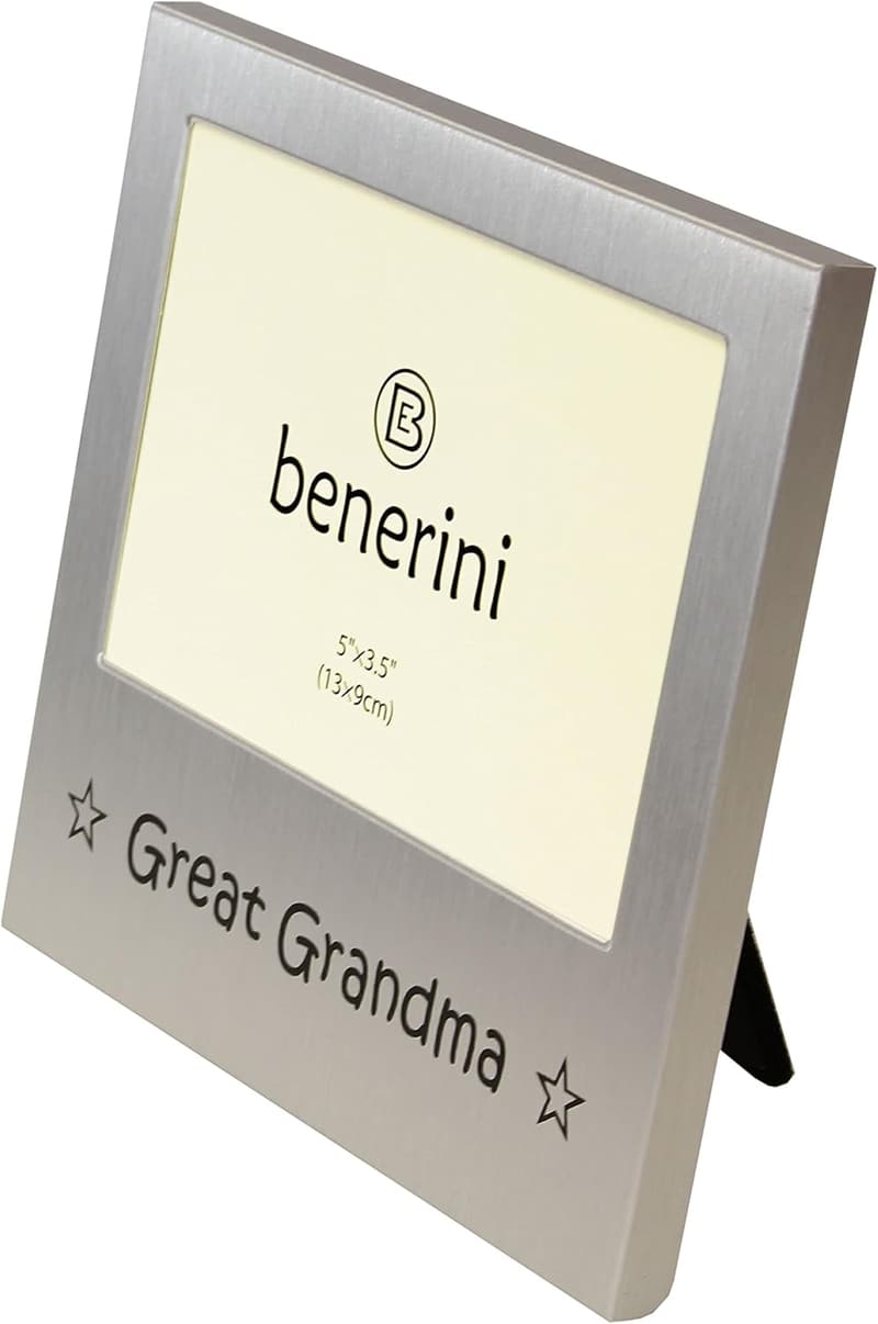 Great Grandma Photo Frame - 5x3.5 Aluminium Gift for Her