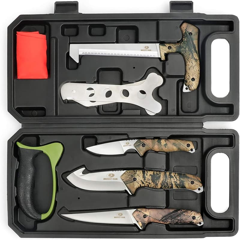 Portable 8-Piece Hunting Game Dressing Kit