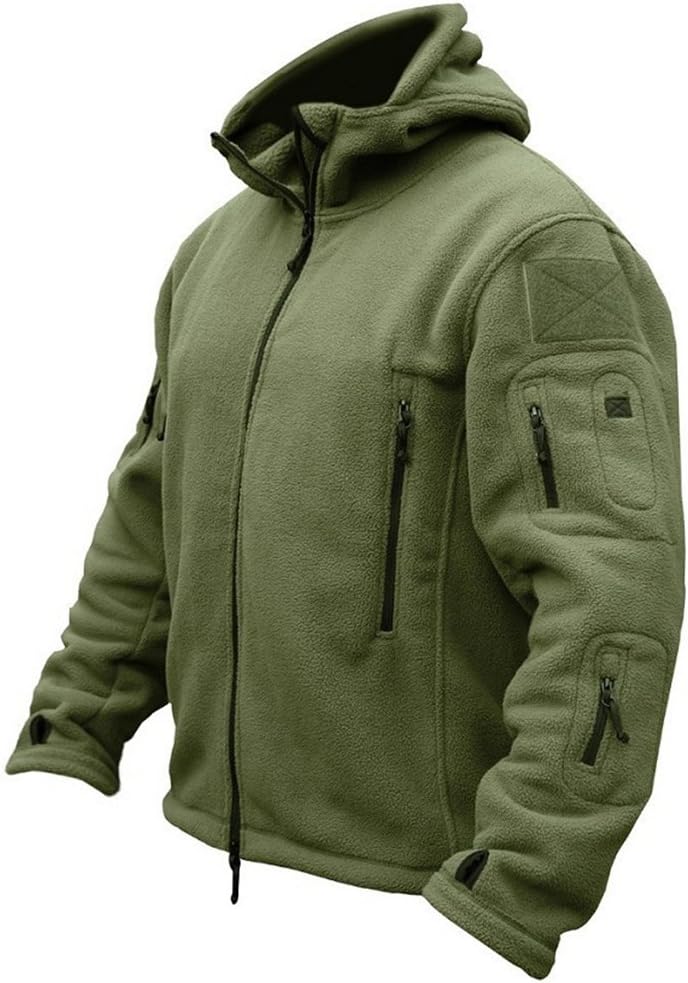 Men's Tactical Sport Fleece Hoodie Jacket