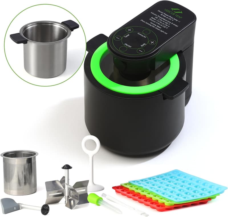 Herbnifique 3-in-1 Decarboxylator, Oil Infuser & Gummy Maker