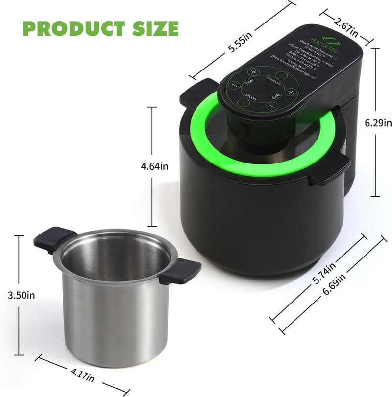 Herbnifique 3-in-1 Decarboxylator, Oil Infuser & Gummy Maker