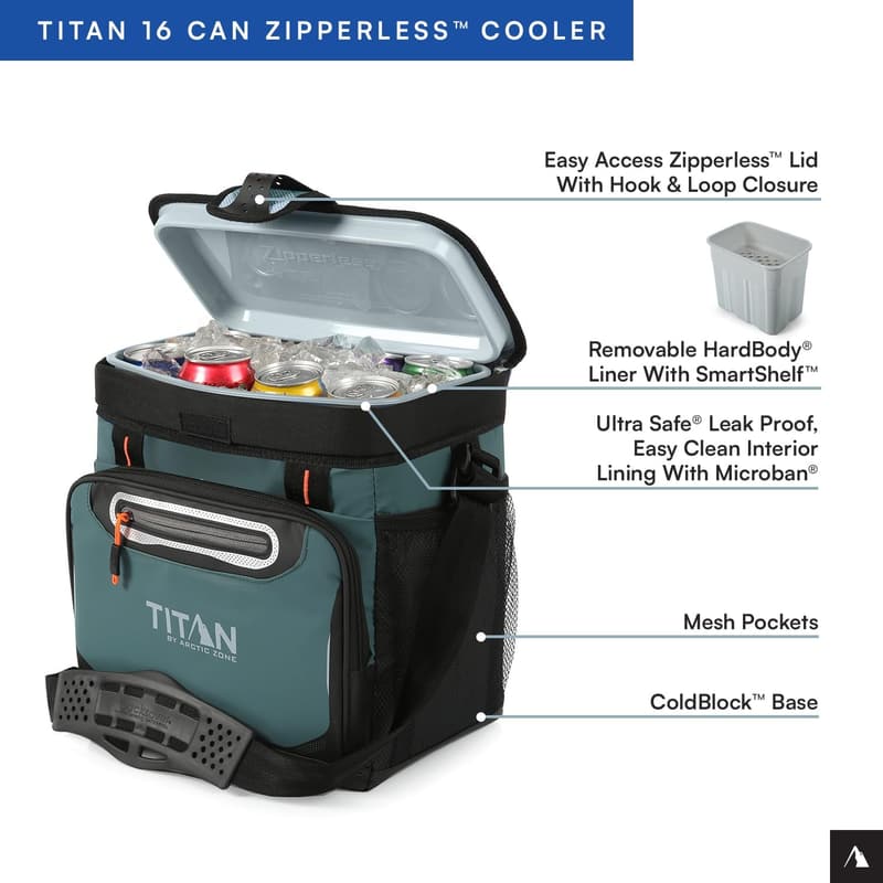 Arctic Zone Beach Cooler - Zipperless Hardbody, Deep Freeze Insulation
