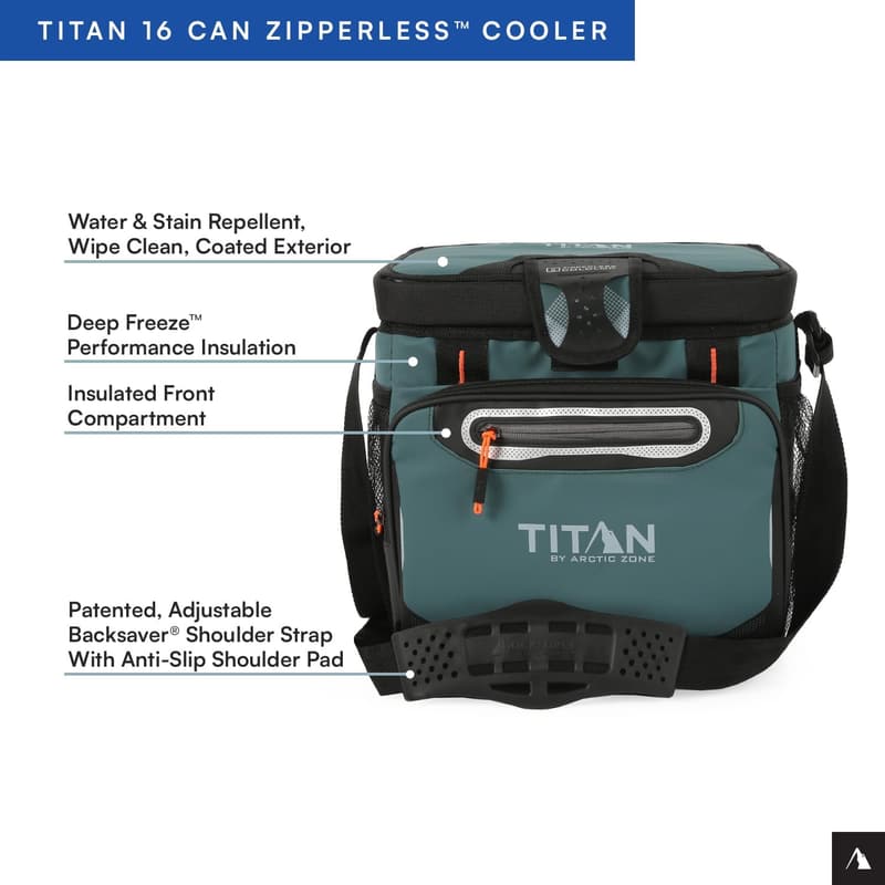Arctic Zone Beach Cooler - Zipperless Hardbody, Deep Freeze Insulation