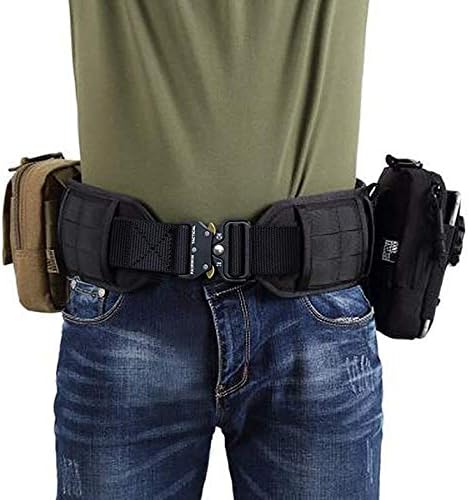 Heavy-Duty Tactical Web Belt with Quick-Release Buckle for Men & Women