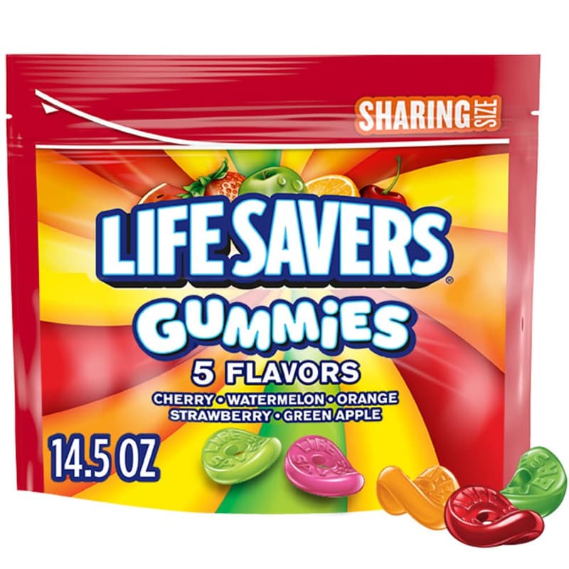 Summer Gummy Candy - 5 Flavors Sharing Size, 14.5 oz