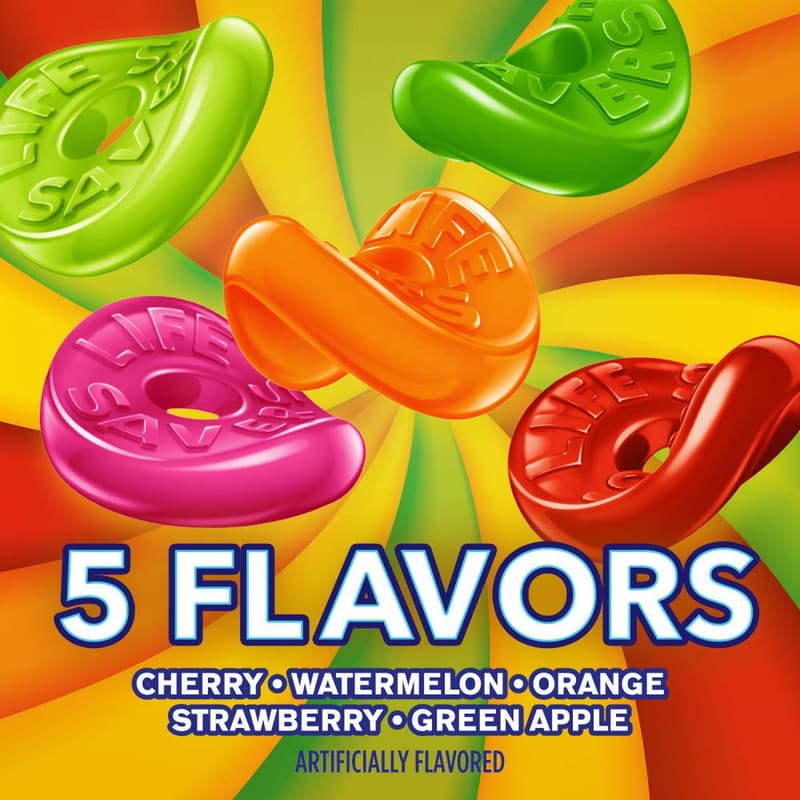 Summer Gummy Candy - 5 Flavors Sharing Size, 14.5 oz